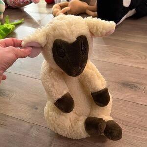 Vintage Carousel by Guy Cream and Brown Lamb Plush 1983 Korea